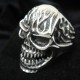 Skull Ring For Motor Biker - TR65